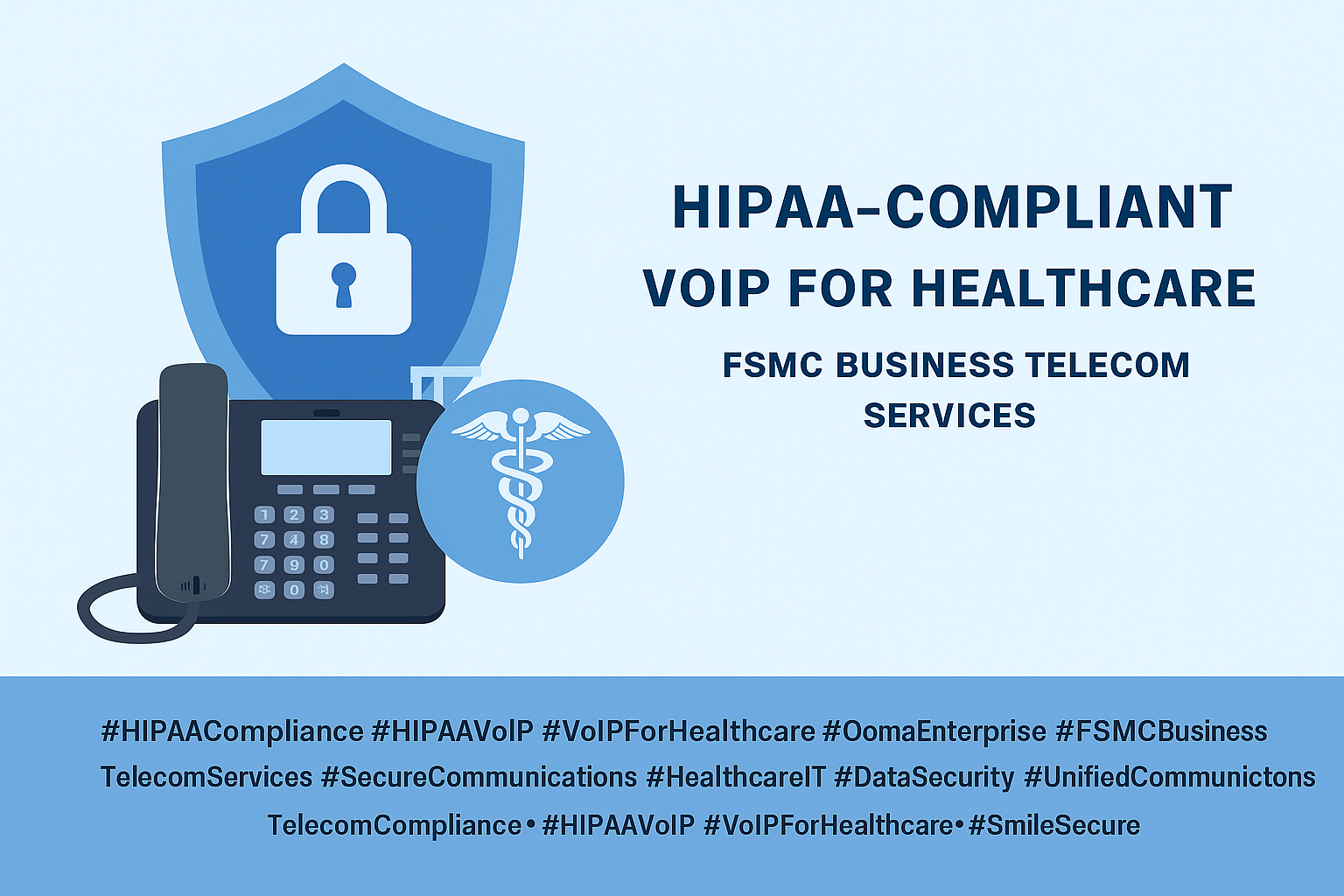 Featured image for HIPPA blog by FSMC Business Telecom Services